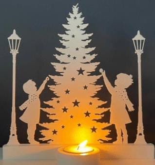 3D Winter Wonderland Light Stand
