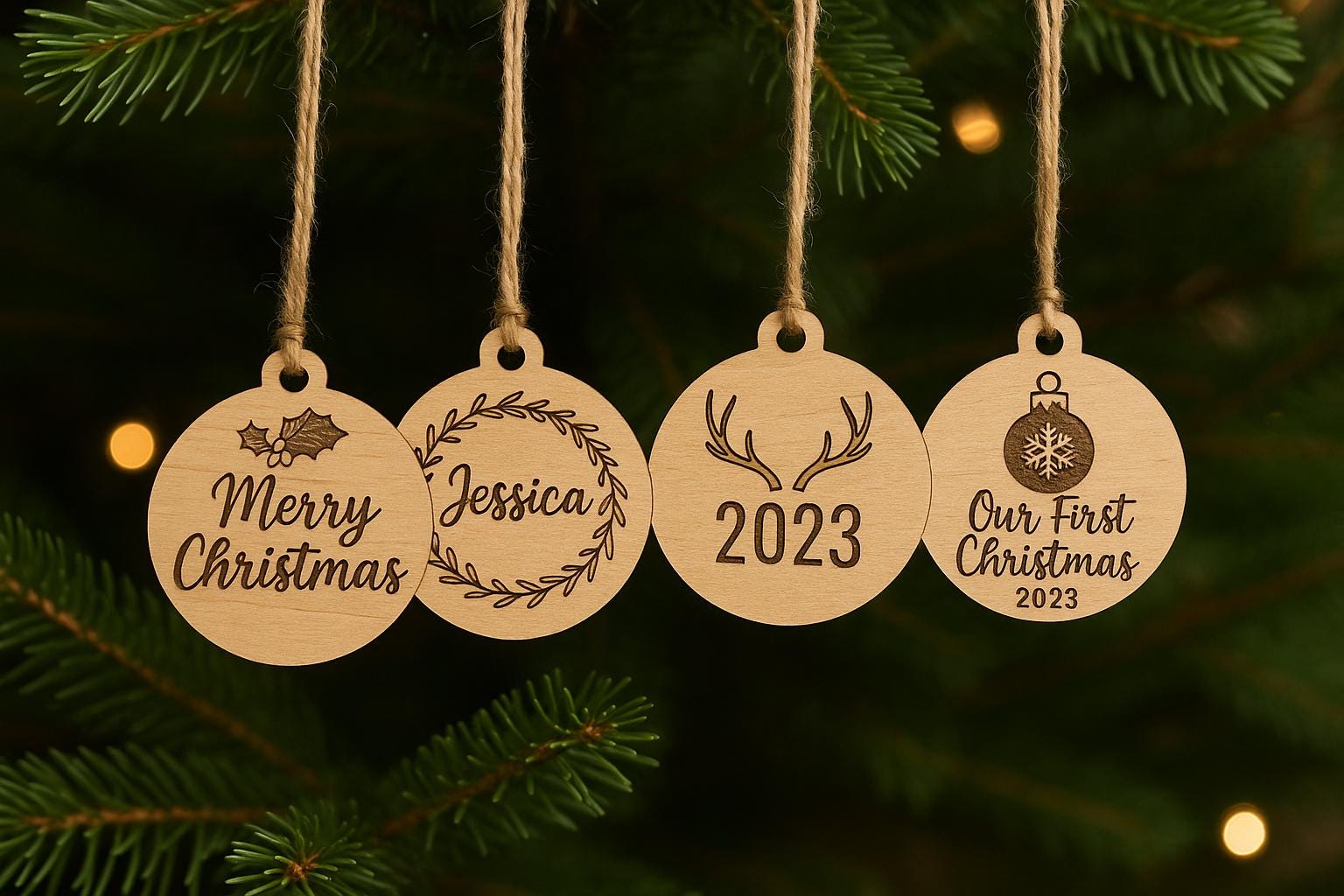 Custom Engraved Ornaments