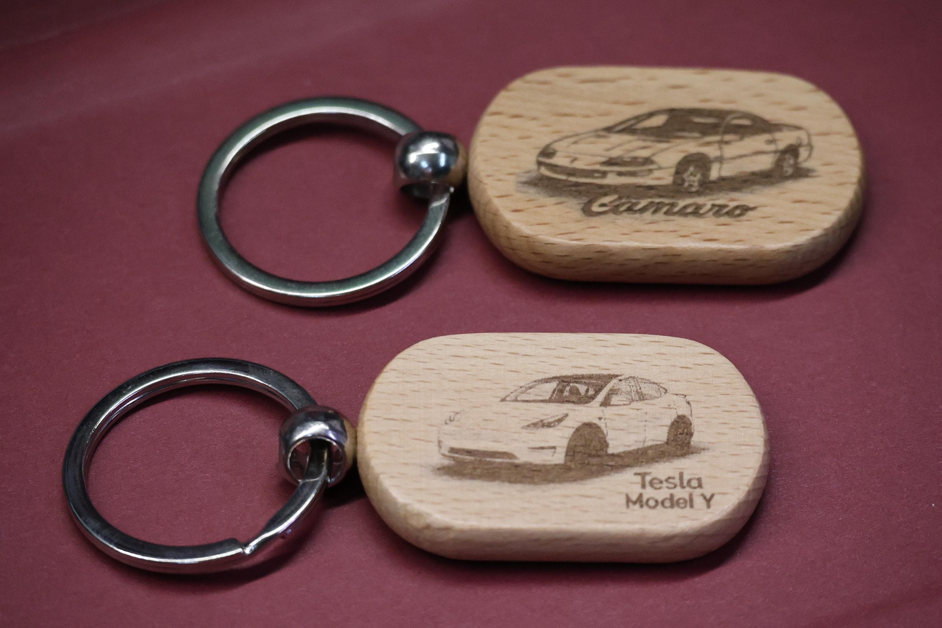 Custom Wooden Keychains