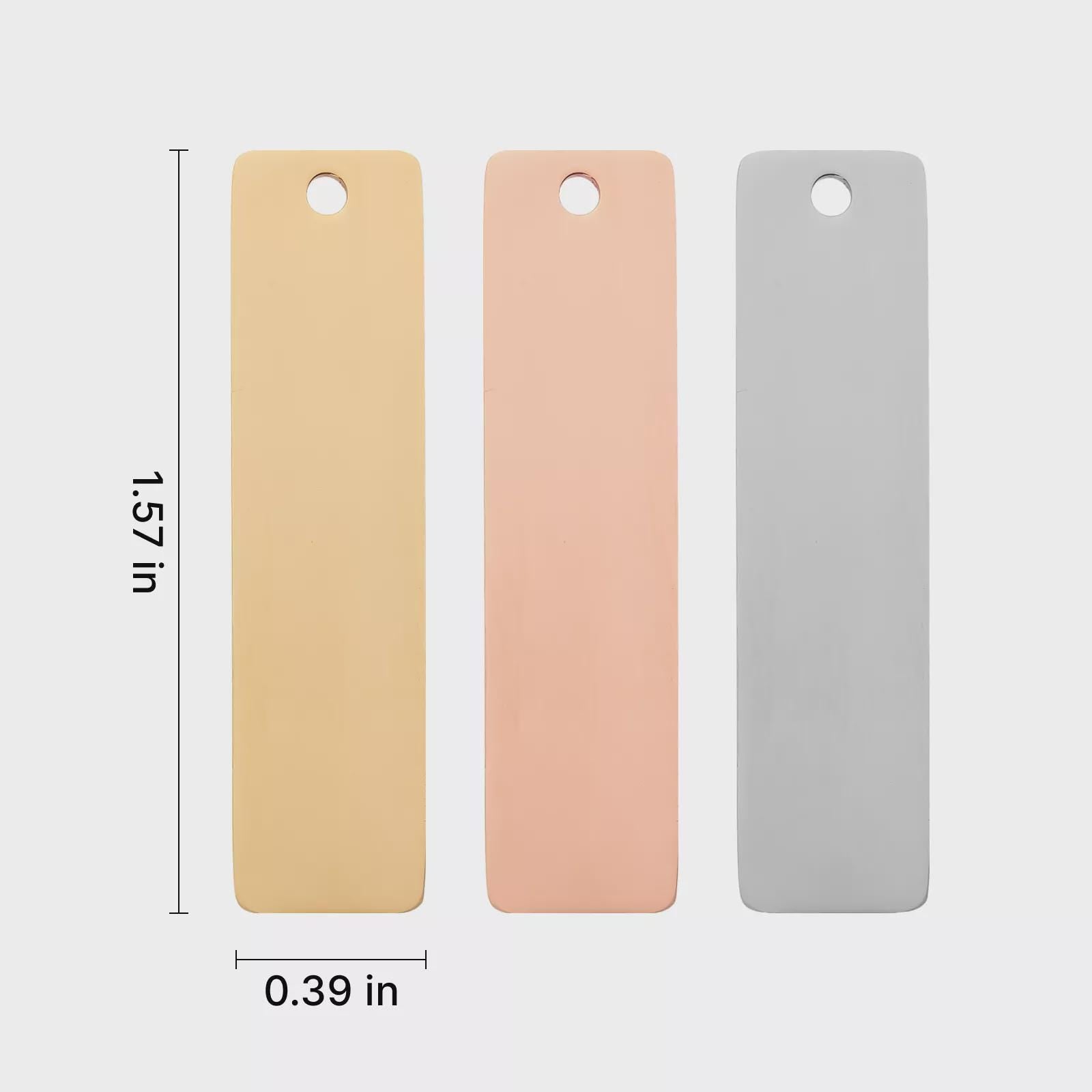 Stainless Steel Bar Pendant Necklace - Custom