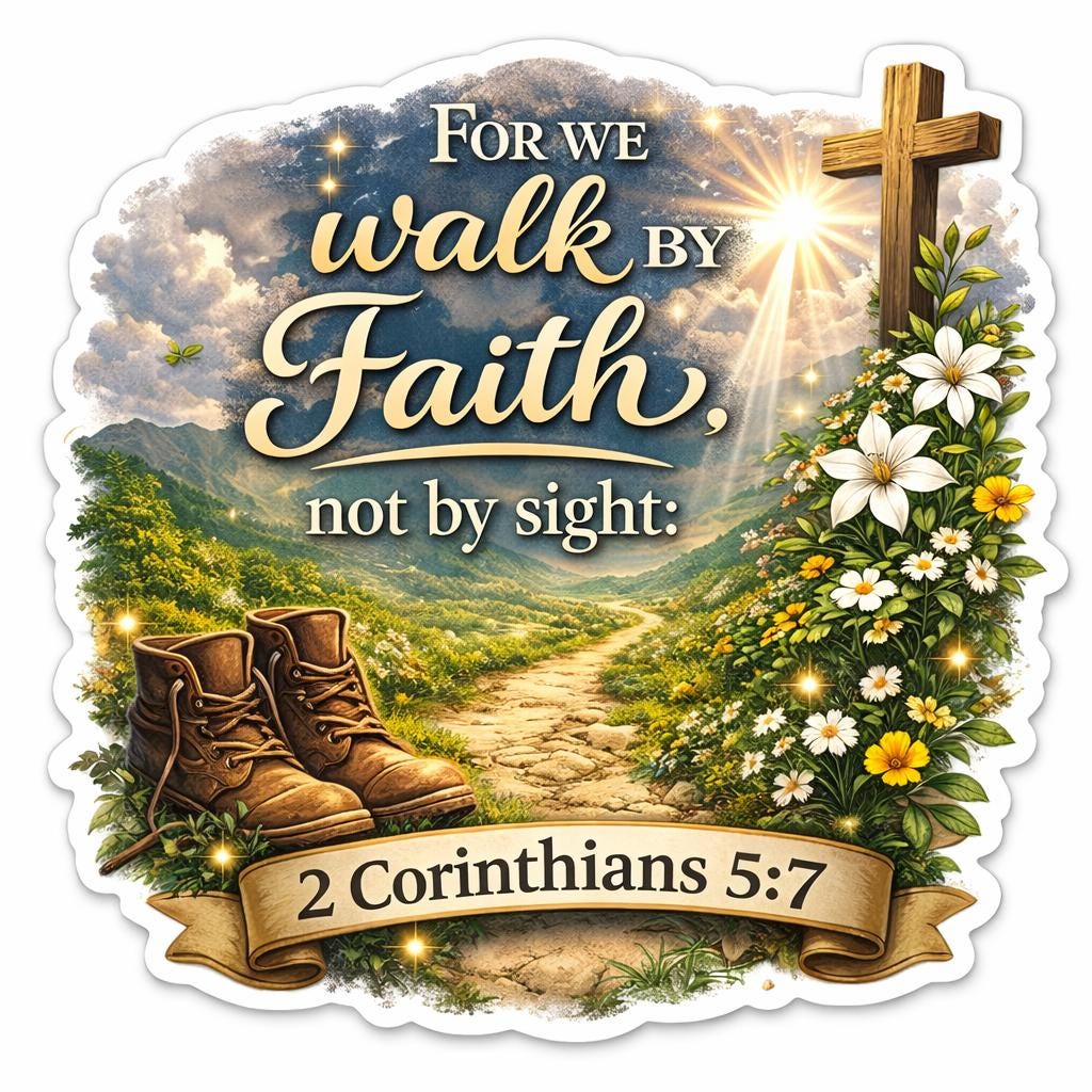 KJV Bible Verse Stickers | Die-Cut | Inspirational Christian Stickers | Waterproof Vinyl